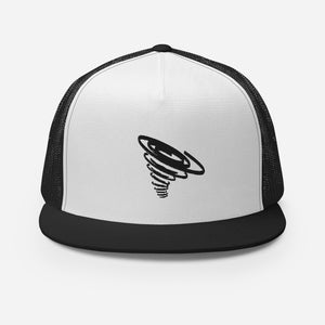 Dusted Devil "Whirlwind" Trucker Cap - (Black)