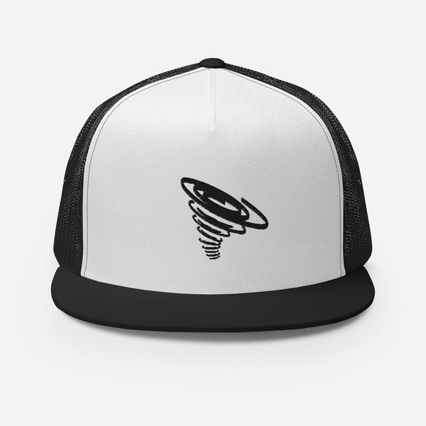 Dusted Devil "Whirlwind" Trucker Cap - (Black)