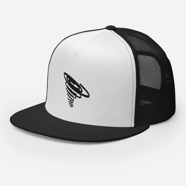 Dusted Devil "Whirlwind" Trucker Cap - (Black)