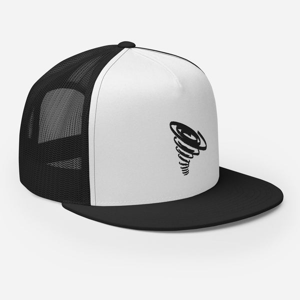 Dusted Devil "Whirlwind" Trucker Cap - (Black)