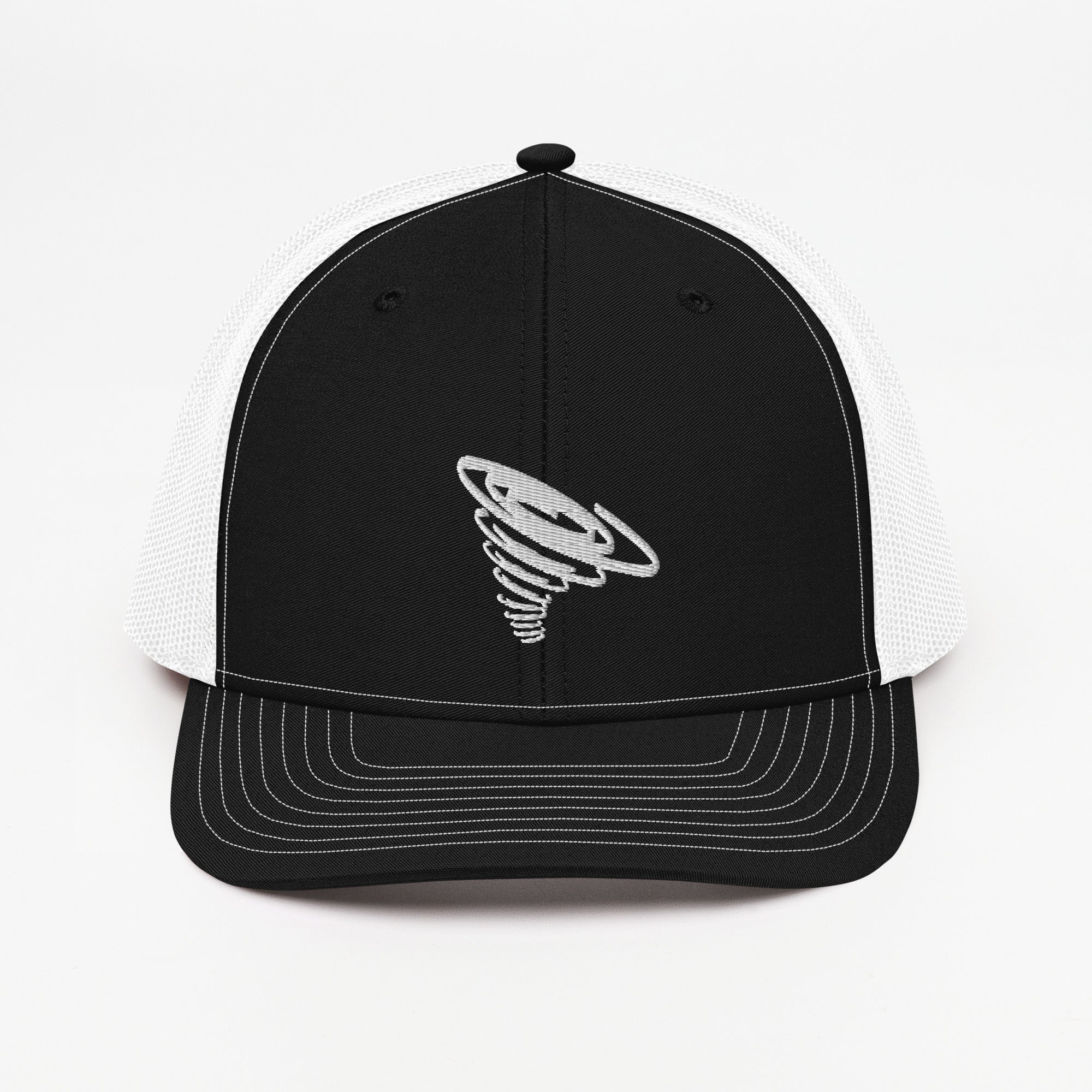 Dusted Devil "Whirlwind" Trucker Cap - (B&W)