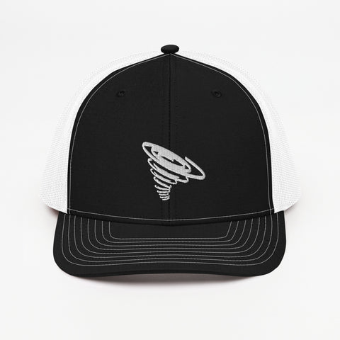 Dusted Devil "Whirlwind" Trucker Cap - (B&W)