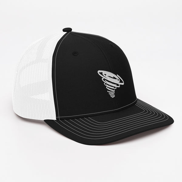 Dusted Devil "Whirlwind" Trucker Cap - (B&W)